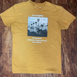 Aeropostale mustard yellow shirt